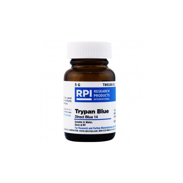 Rpi Trypan Blue, 5 G T89100-5.0 - main